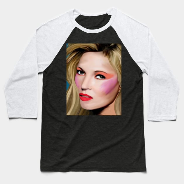 Kate Moss Baseball T-Shirt by ESPOART